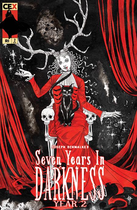 SEVEN YEARS IN DARKNESS YEAR TWO #2 (OF 4) CVR C INC 1:10 MEGAN HUTCHINSON CARD STOCK VAR
