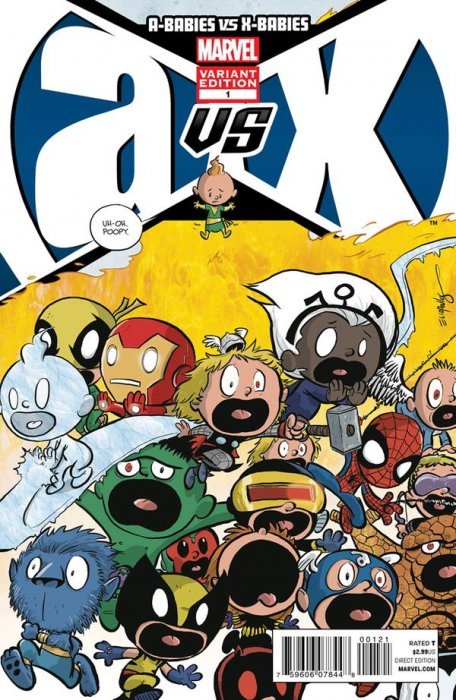 A-Babies Vs. X-Babies (2012) #1 (Eliopoulos Variant)