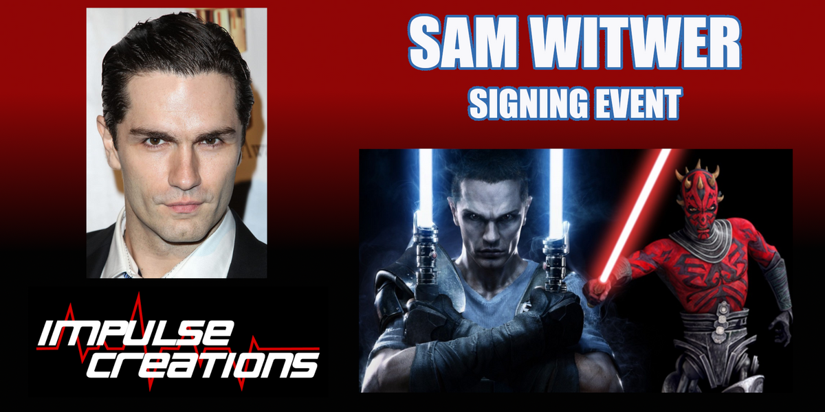 Sam Witwer Signed Items — Impulse Creations Comics & Collectibles Sam Witwer Signed Items — Impulse Creations Comics & Collectibles
