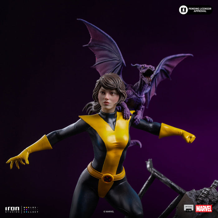 Statue Kitty Pride & Lockheed - X-Men Comics - BDS Art Scale 1/10 - Iron Studios