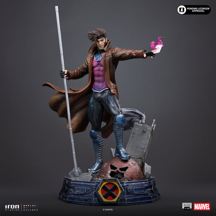 Statue Gambit Unleashed - X-Men - Art Scale 1/10 - Iron Studios