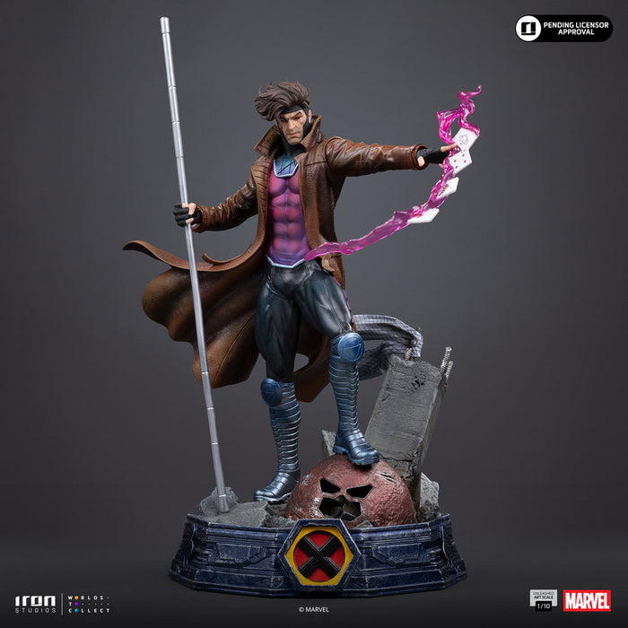 Statue Gambit Unleashed - X-Men - Art Scale 1/10 - Iron Studios
