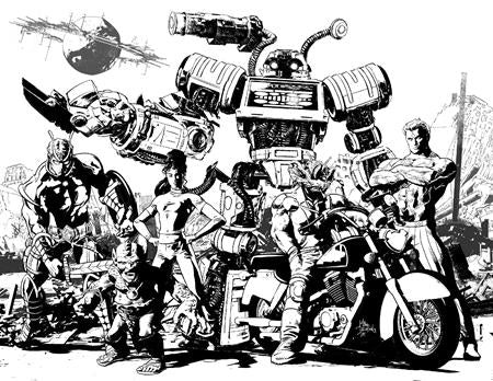 NACELLEVERSE #0 CVR G INC 1:50 MIKE DEODATO BW WRAPAROUND VAR