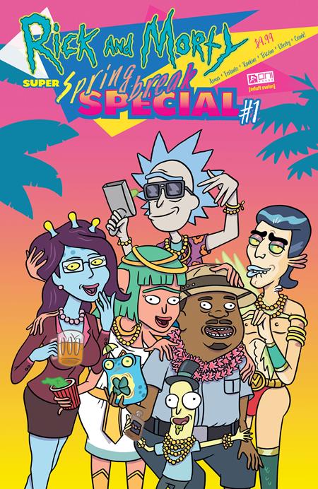RICK AND MORTY SUPER SPRING BREAK SPECIAL #1 CVR A DEAN RANKINE