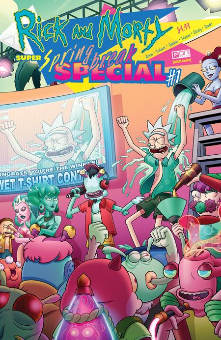 RICK AND MORTY SUPER SPRING BREAK SPECIAL #1 CVR B SUSAN BLAKE VAR
