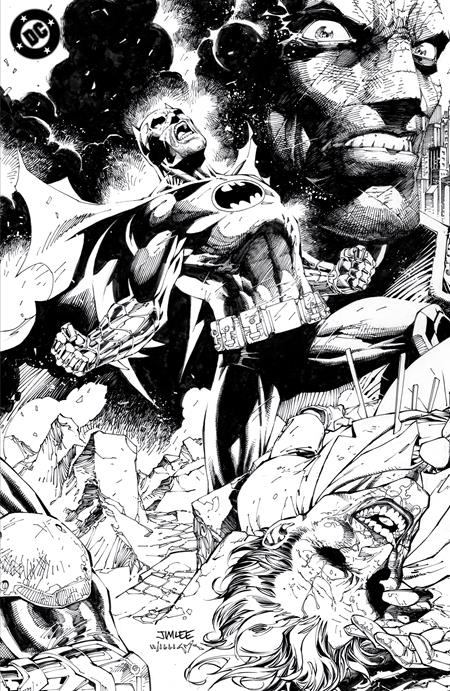 BATMAN #158 CVR Q INC 1:608 JIM LEE & SCOTT WILLIAMS INKS CARD STOCK VAR SIGNED BY JEPH LOEB