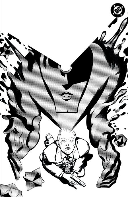 ABSOLUTE MARTIAN MANHUNTER #1 (OF 6) CVR K INC 1:100 JAVIER RODRIGUEZ BLACK & WHITE CARD STOCK VAR