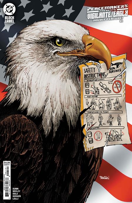 PEACEMAKER PRESENTS THE VIGILANTE EAGLY DOUBLE FEATURE #1 (OF 5) CVR B DAN PANOSIAN CARD STOCK VAR