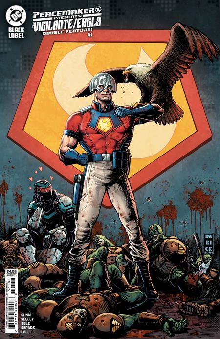 PEACEMAKER PRESENTS THE VIGILANTE EAGLY DOUBLE FEATURE #1 (OF 5) CVR C DARICK ROBERTSON CARD STOCK VAR