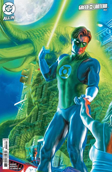 GREEN LANTERN #21 CVR D INC 1:25 MARK SPEARS CARD STOCK VAR