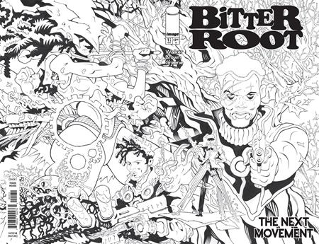 BITTER ROOT THE NEXT MOVEMENT #1 (OF 5) CVR C INC 1:25 TRADD MOORE WRAPAROUND RAW ART VAR