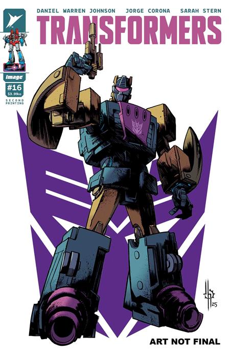 TRANSFORMERS #16 2ND PRINT CVR A JASON HOWARD DECEPTICON CVR