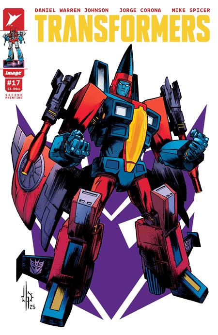 TRANSFORMERS #17 2ND PRINT CVR A JASON HOWARD DECEPTICON CVR