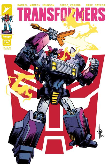 TRANSFORMERS #17 2ND PRINT CVR B JASON HOWARD AUTOBOT VAR