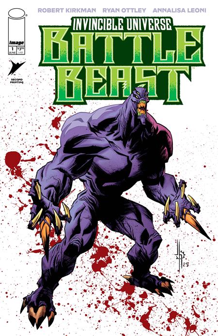 INVINCIBLE UNIVERSE BATTLE BEAST #1 2ND PRINTING CVR B JASON HOWARD VAR