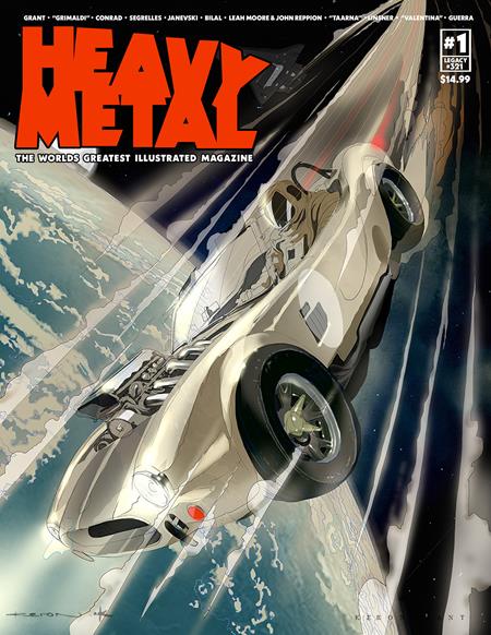 HEAVY METAL MAGAZINE #1 CVR D GRANT GRIMALDI