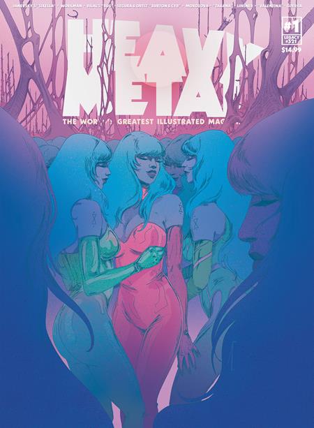 HEAVY METAL MAGAZINE #1 CVR E JANEVSKY SIXELLA