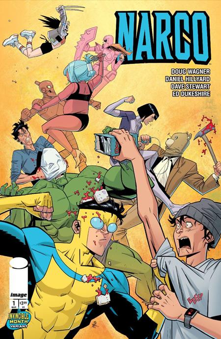 NARCO #1 (OF 5) Cover D Invincible Team-Up variant by Dan Hillyard & Dave Stewart