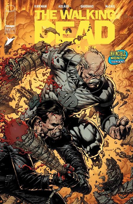 WALKING DEAD DELUXE #132 Cover F Invincible Team-Up variant by David Finch
