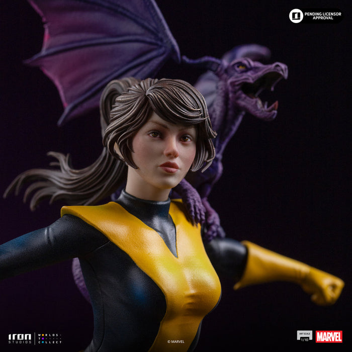 Statue Kitty Pride & Lockheed - X-Men Comics - BDS Art Scale 1/10 - Iron Studios