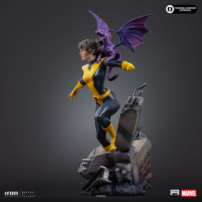 Statue Kitty Pride & Lockheed - X-Men Comics - BDS Art Scale 1/10 - Iron Studios