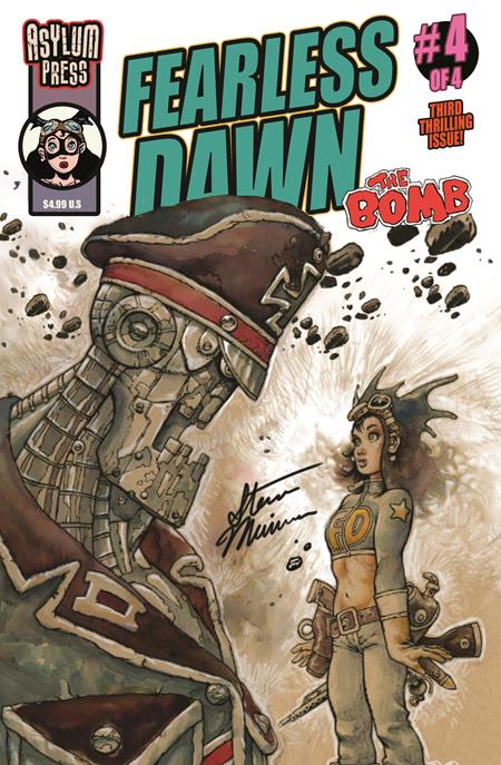 FEARLESS DAWN THE BOMB #4 (OF 4) CVR A SIGNED STEVE MANNION VAR