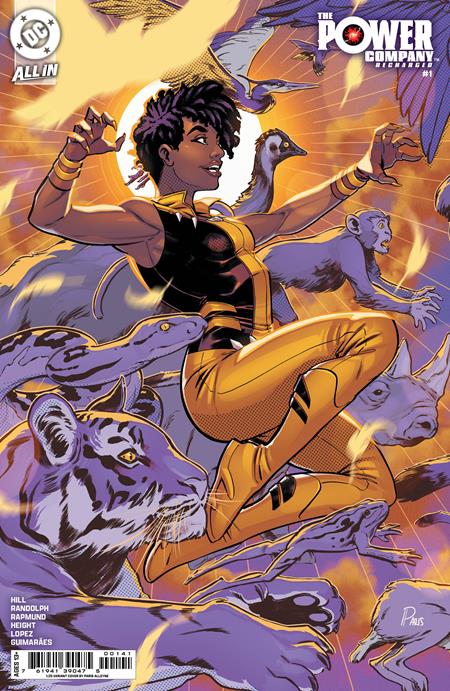 POWER COMPANY RECHARGED #1 (ONE SHOT) CVR D INC 1:25 PARIS ALLEYNE CARD STOCK VAR