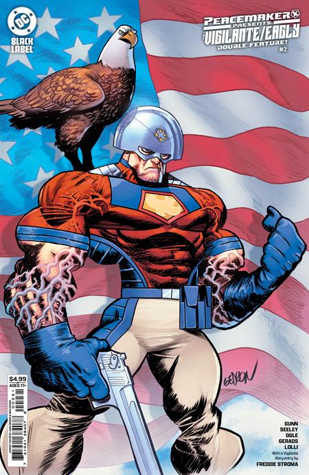 PEACEMAKER PRESENTS THE VIGILANTE EAGLY DOUBLE FEATURE #2 (OF 5) CVR C JUAN GEDEON CARD STOCK VAR