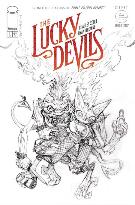 LUCKY DEVILS #1 (OF 9) 4TH PRINT CVR A RYAN BROWNE