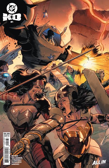 DC K.O. #1 (OF 4) Fourth Printing Cvr B Javi Fernandez Connecting Card Stock Var