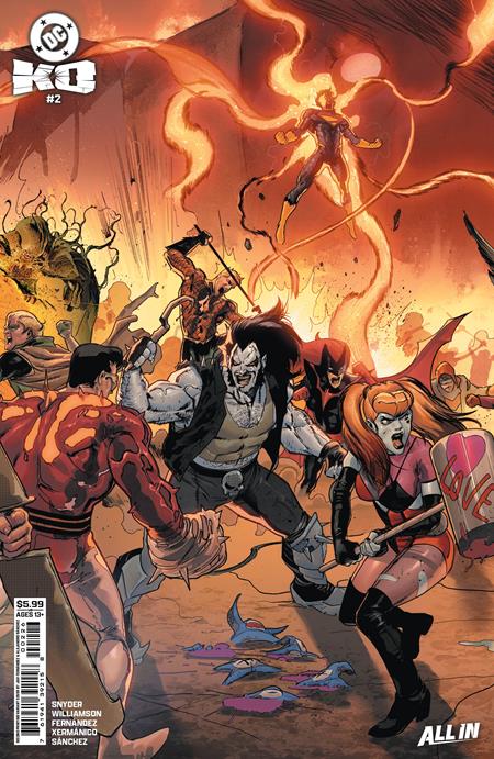 DC K.O. #2 (OF 4) Second Printing Cvr B Javi Fernandez Connecting Card Stock Var