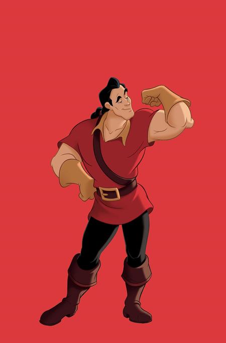 DISNEY VILLAINS GASTON #2 CVR I INC 1:15 ANIMATION ART VIRGIN VAR