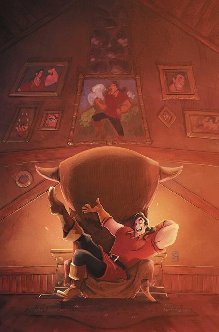 DISNEY VILLAINS GASTON #2 CVR J INC 1:20 ALESSANDRO RANALD VIRGIN VAR