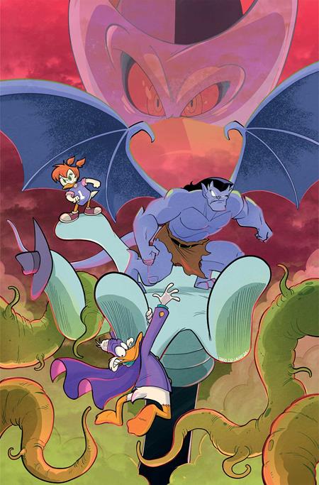 GARGOYLES/DARKWING DUCK #4 CVR F INC 1:15 CARLO LAURO VIRGIN VAR