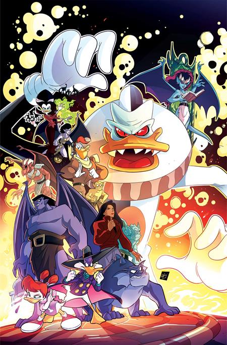 GARGOYLES/DARKWING DUCK #4 CVR G INC 1:15 CIRO CANGIALOSI VIRGIN VAR
