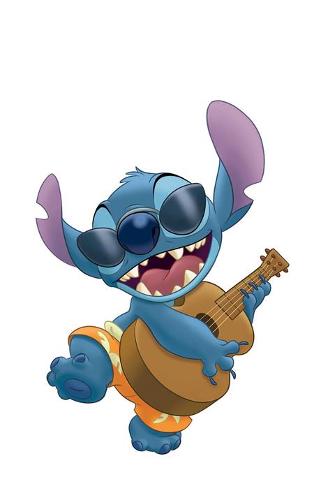STITCH #8 CVR H INC 1:15 ANIMATION ART VIRGIN VAR