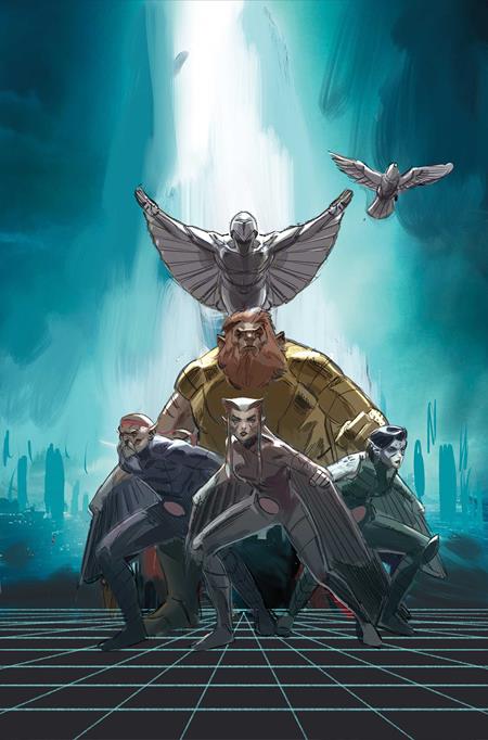 THUNDERCATS X SILVERHAWKS THUNDERHAWKS #1 CVR O INC 1:40 MARCO FAILLA VIRGIN VAR