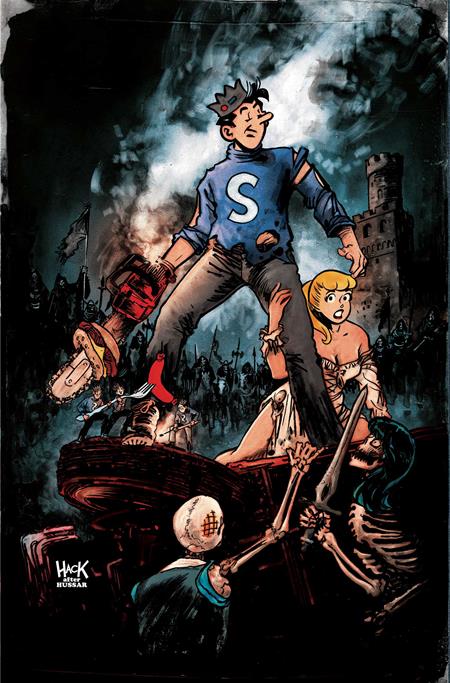 ARCHIE X ARMY OF DARKNESS #3 CVR P INC 1:7 ROBERT HACK JUGHEAD VARIANT VIRGIN VAR