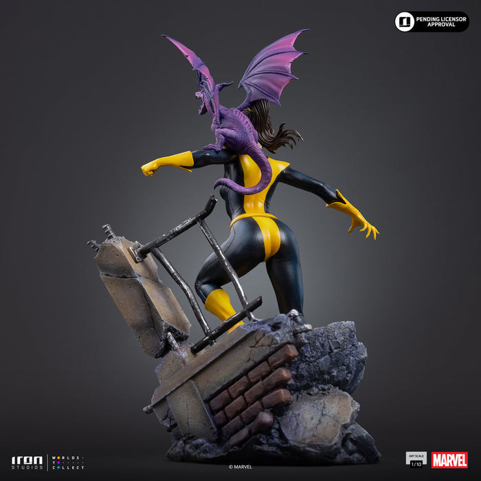 Statue Kitty Pride & Lockheed - X-Men Comics - BDS Art Scale 1/10 - Iron Studios