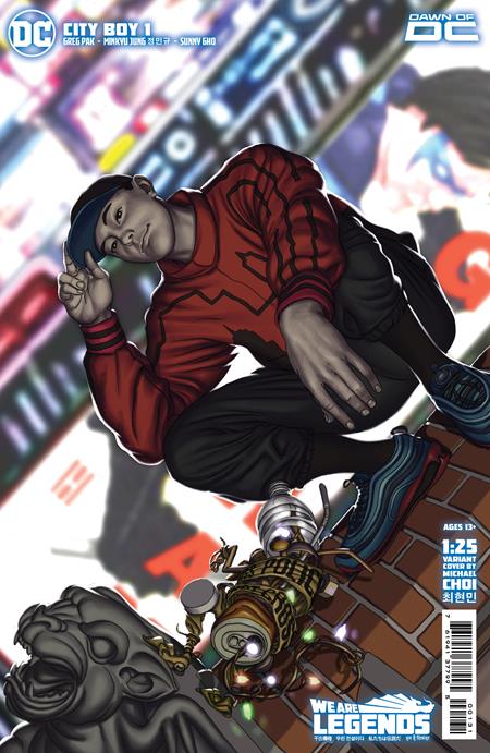 CITY BOY #1 (OF 6) CVR D INC 1:25 MICHAEL CHOI CARD STOCK VAR