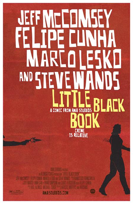 LITTLE BLACK BOOK #3 (OF 4) CVR C CHRIS FERGUSON & FELIPE CUNHA MOVIE POSTER HOMAGE VAR