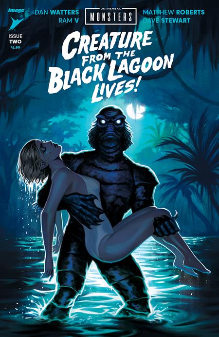 universal monsters creature from the black lagoon UNIVERSAL MONSTERS CREATURE FROM THE BLACK LAGOON LIVES #2 (OF 4) CVR E INC 1:50 STEPHANIE PEPPER VAR