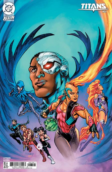 TITANS #23 CVR B TOM RANEY CARD STOCK VAR