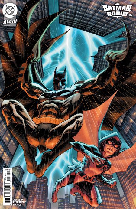 BATMAN AND ROBIN #21 CVR D INC 1:25 MARCO SANTUCCI CARD STOCK VAR