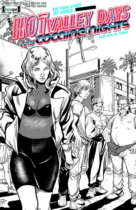 HOT VALLEY DAYS #1 CVR D INC 1:20 FARID KARAMI COLORING BOOK VAR