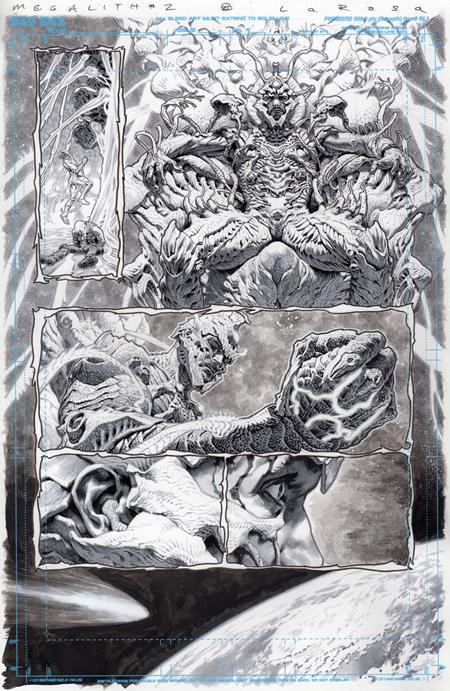 OLYMPUS SAGA MEGALITH #1 (OF 4) CVR AF LEWIS LAROSA ORIGINAL ART EDITION 29 VAR