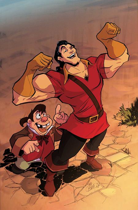 DISNEY VILLAINS GASTON #3 CVR E INC 1:10 DAVID COUSENS VIRGIN VAR
