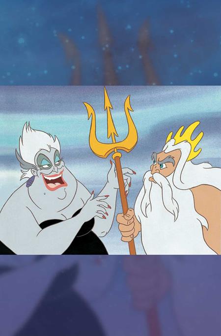 DISNEY VILLAINS URSULA #4 CVR F INC 1:10 FRANCESCA CARITA CARTOON HEAD VIRGIN VAR