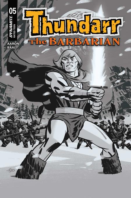 THUNDARR THE BARBARIAN #5 CVR F INC 1:10 MICHAEL CHO LINE ART VAR
