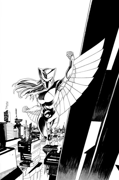 THUNDERCATS X SILVERHAWKS THUNDERHAWKS #2 CVR L INC 1:7 DECLAN SHALVEY LINE ART VIRGIN VAR